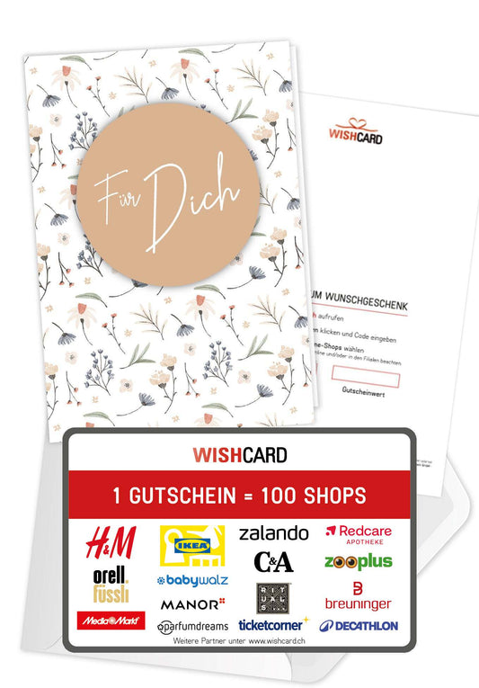 Für Dich - Blumen weiß