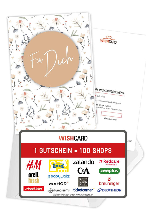 Für Dich - Blumen weiß