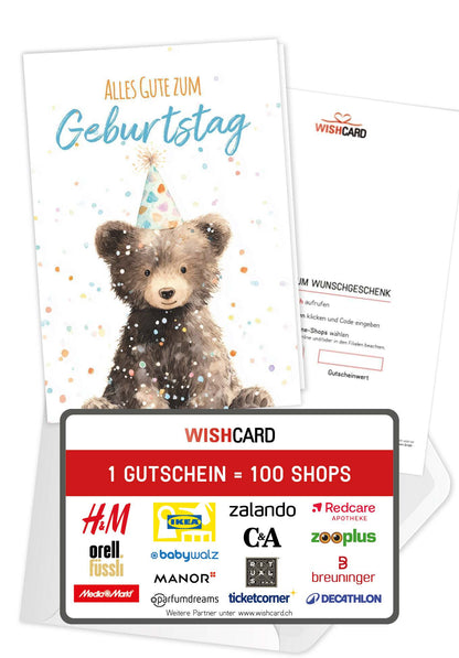 Alles Gute zum Geburtstag - Bär