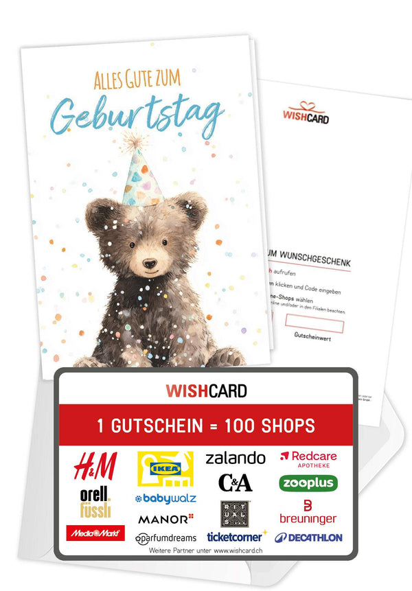 Alles Gute zum Geburtstag - Bär