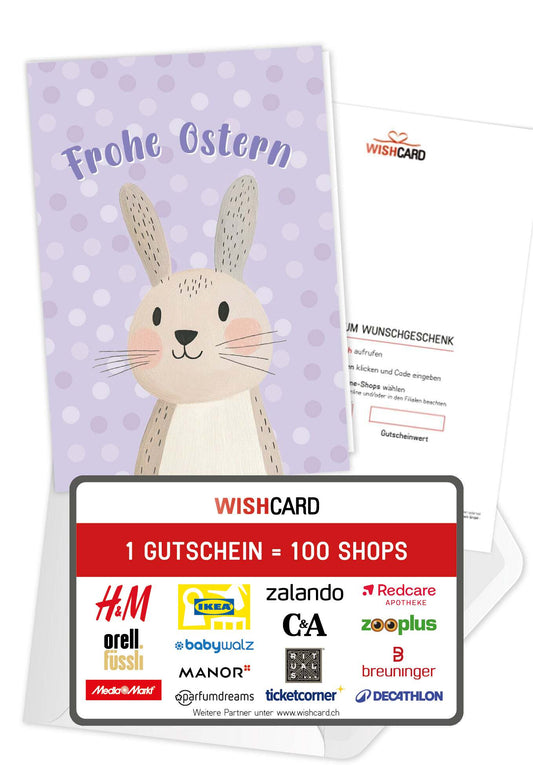 Frohe Ostern - Hase Pastellila