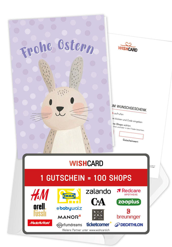 Frohe Ostern - Hase Pastellila