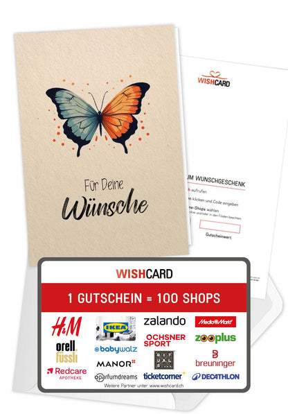 Für deine Wünsche - Schmetterling (Value)