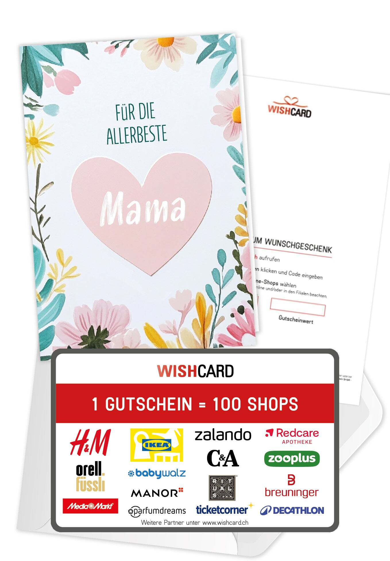 Für die allerbeste Mama - Herz