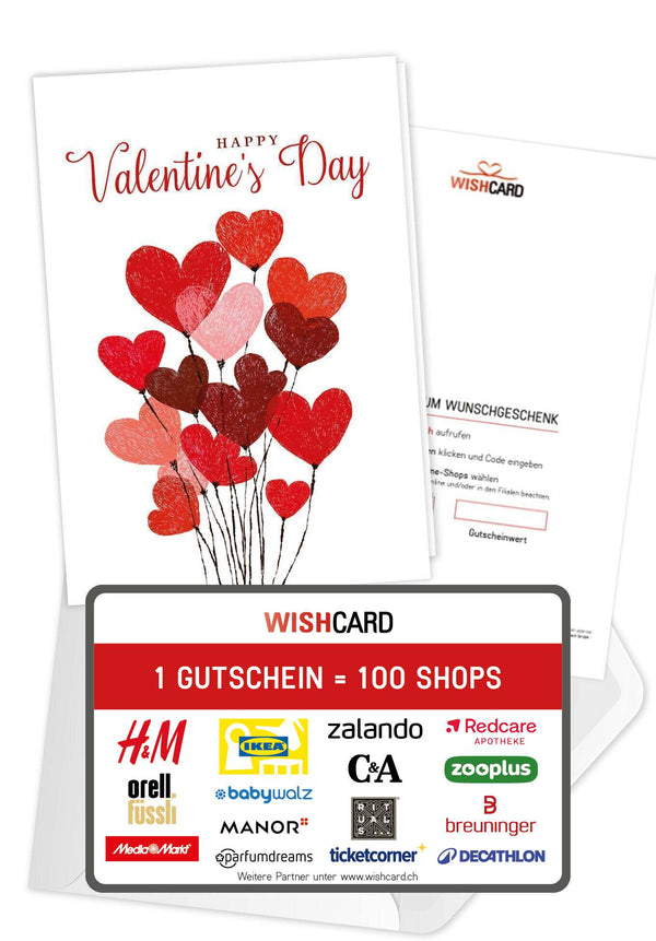 Happy Valentine's Day - Herzballons