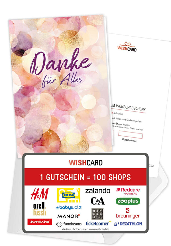 Danke für Alles - Lila Gold 