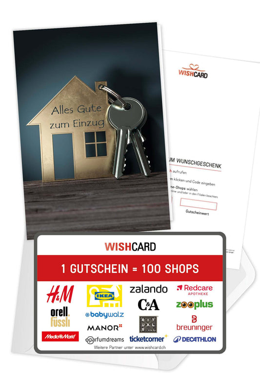 Alles Gute zum Einzug - Schlüssel