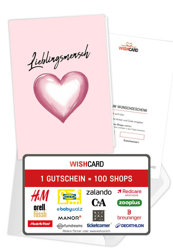 Lieblingsmensch - Rosa Herz