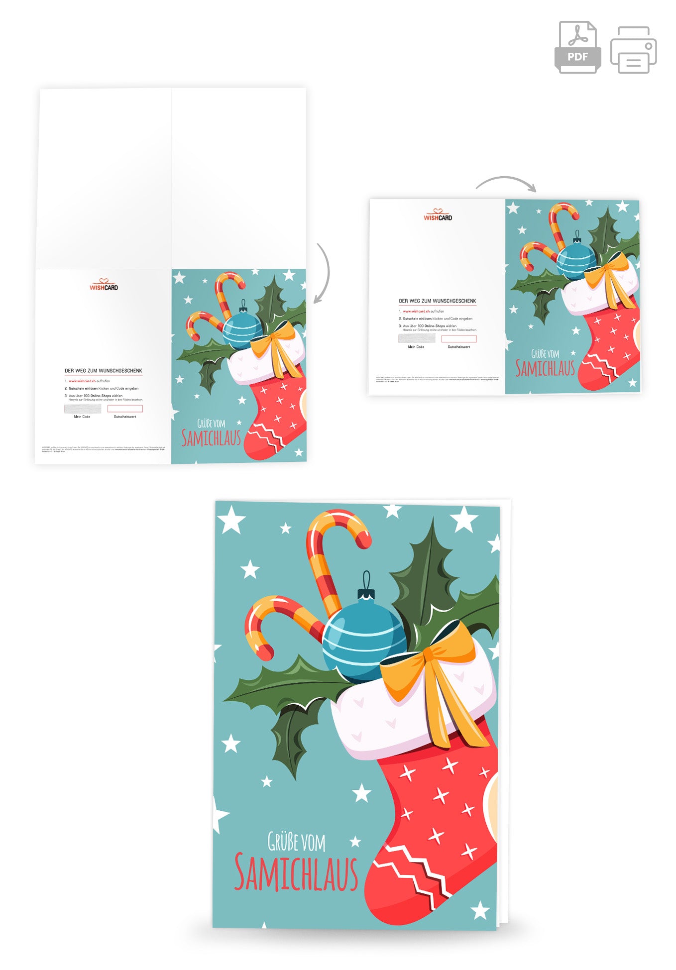 Grüße vom Samichlaus - Strumpf