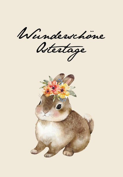 Wunderschöne Ostertage - Hase (Gutscheinwert)