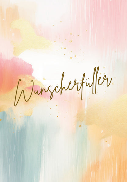 Wunscherfüller - Aquarell Bunt (Gutscheinwert)