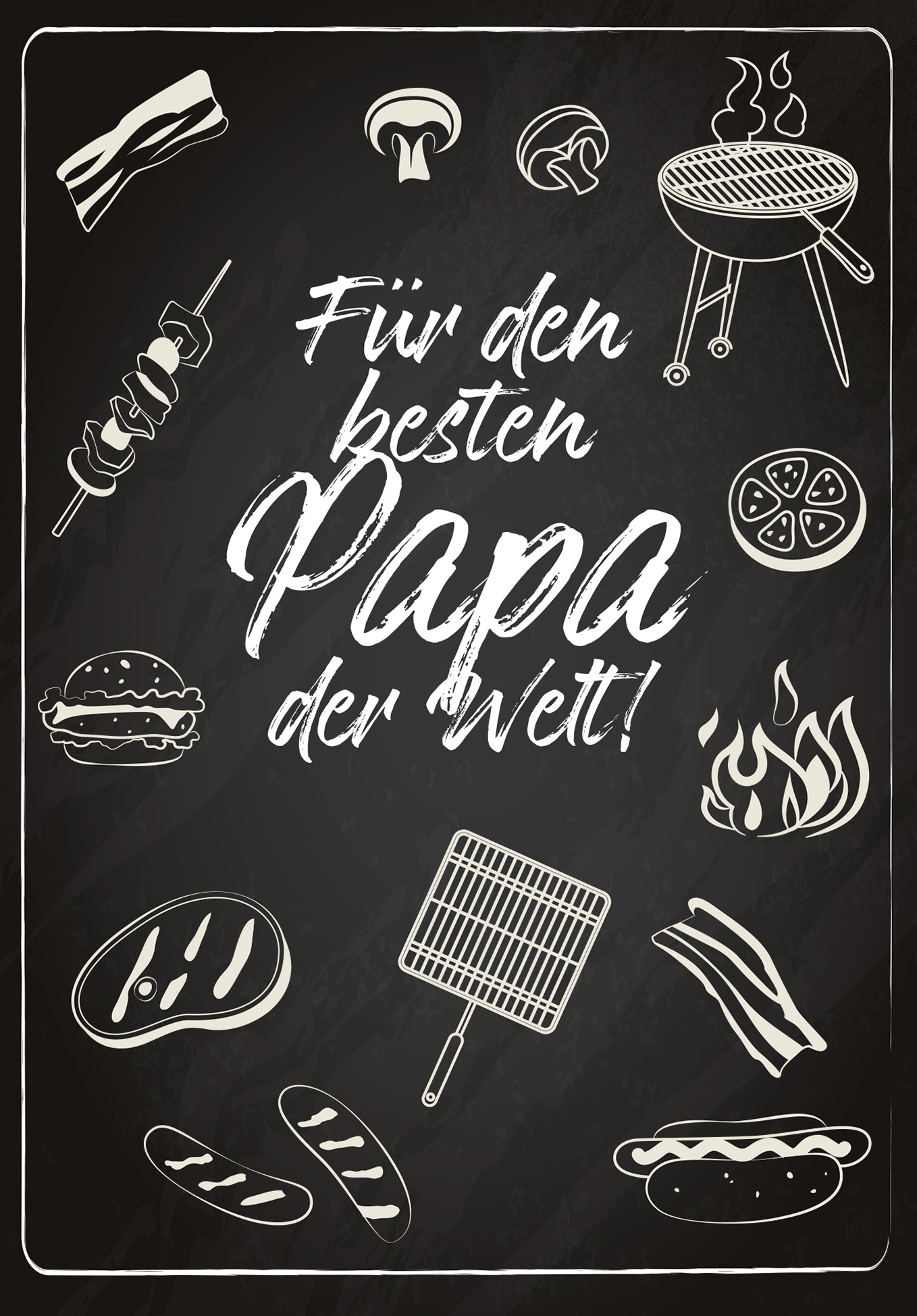 Für den besten Papa - Doodle
