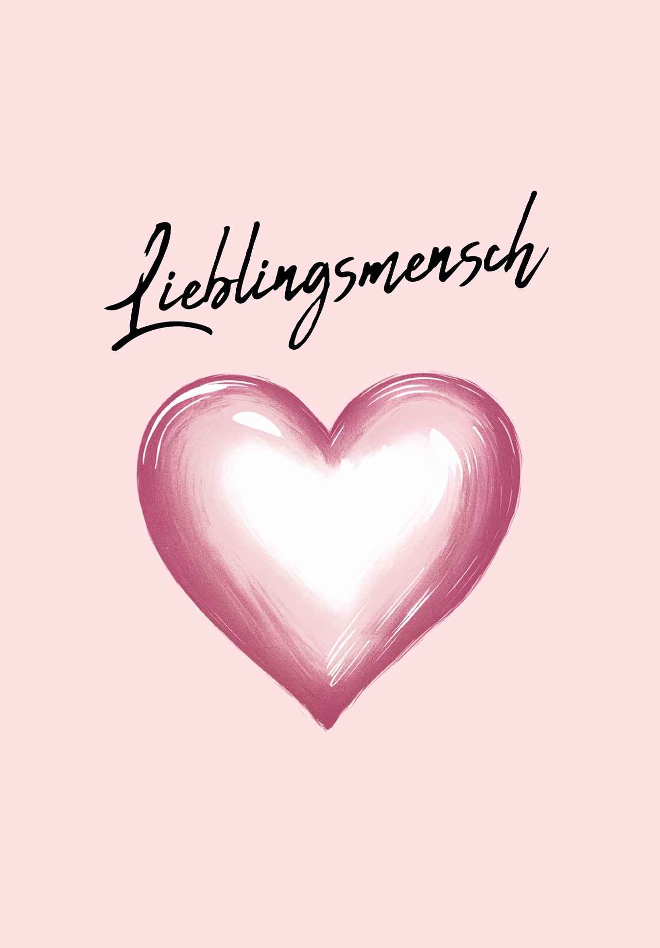 Lieblingsmensch - Rosa Herz