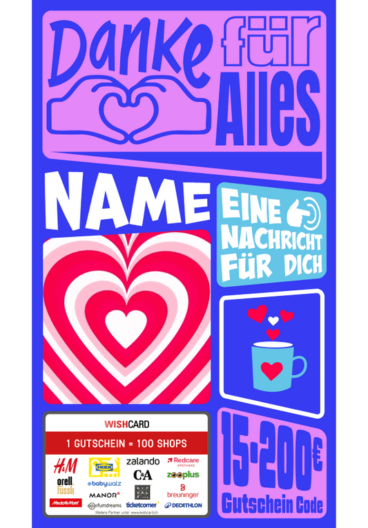 Digital - Danke für alles - Herz
