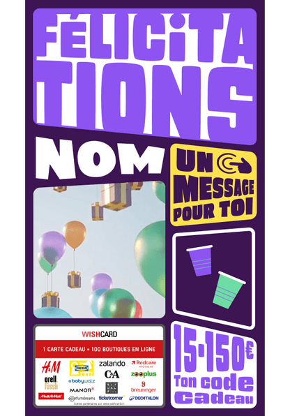 Digital - Felicitations - en gras
