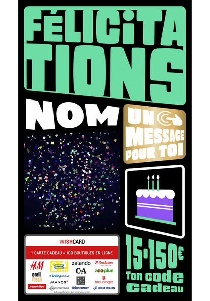 Digital - Felicitations - en gras