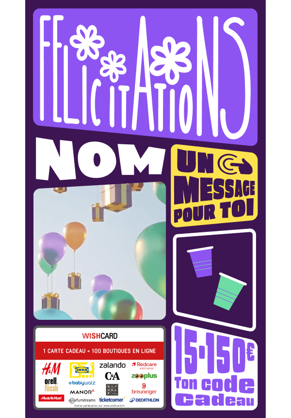 Digital - Felicitations - fleurs