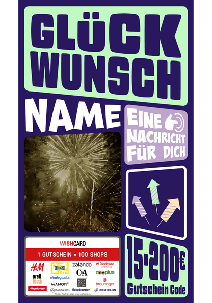 Digital - Glückwunsch - Bold