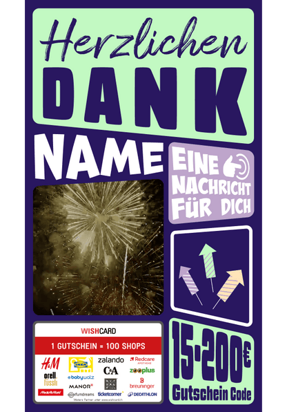 Digital - Herzlichen Dank