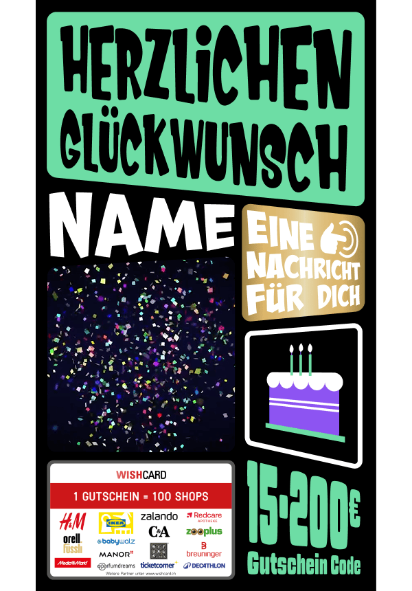 Digital - Herzlichen Glückwunsch