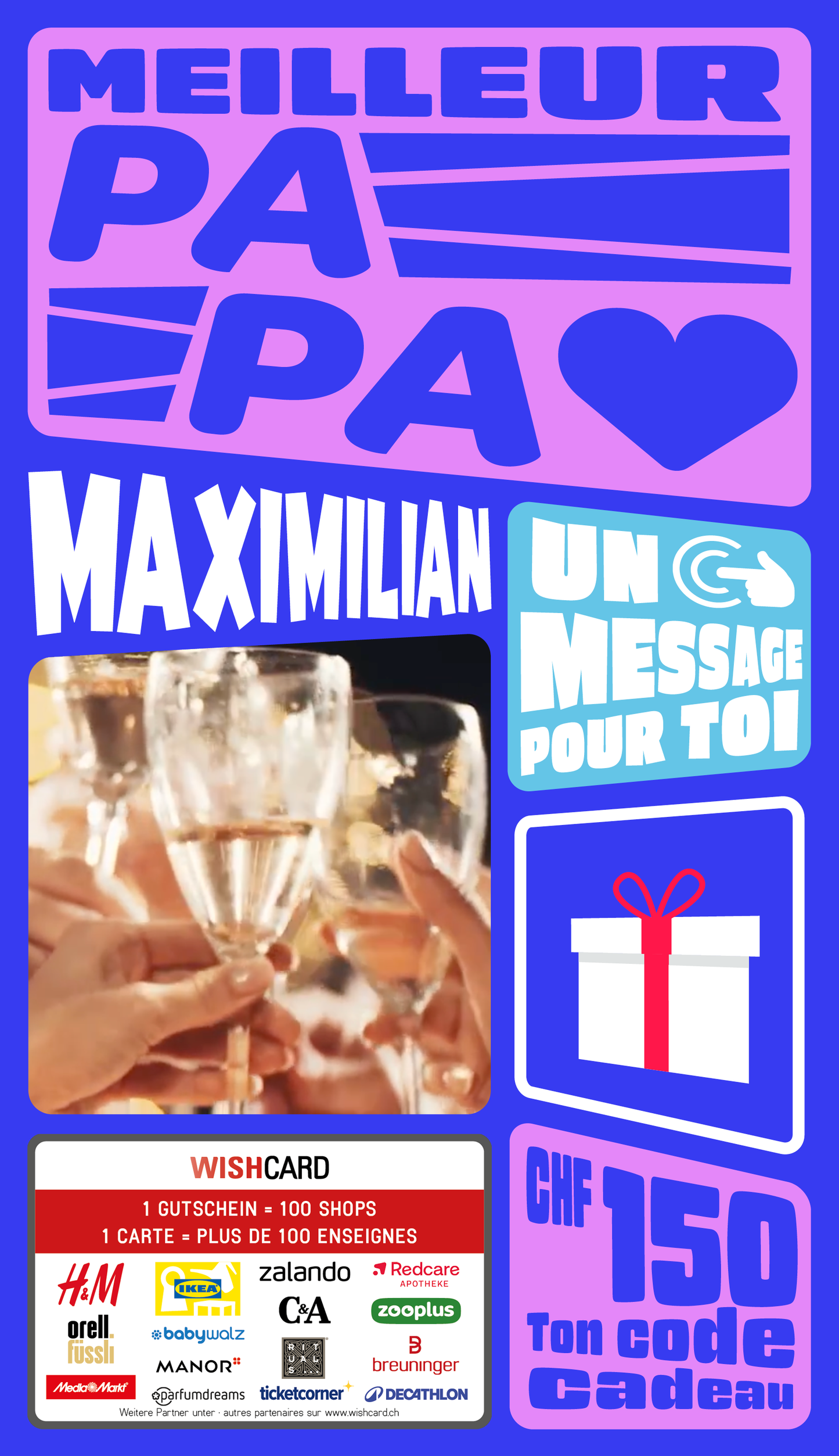 Digital - Meilleur Papa - coeur
