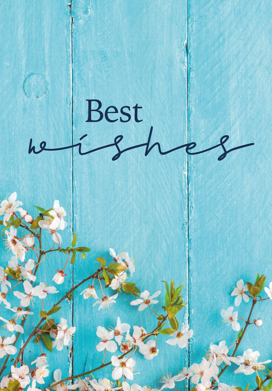 Best Wishes - Wood Blue (Valeur du bon)