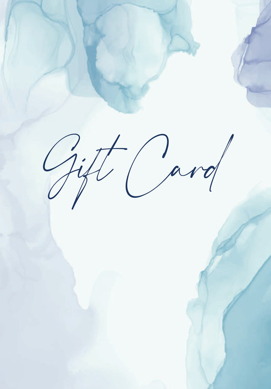 Gift Card - Watercolour Blue (Grado di valore)