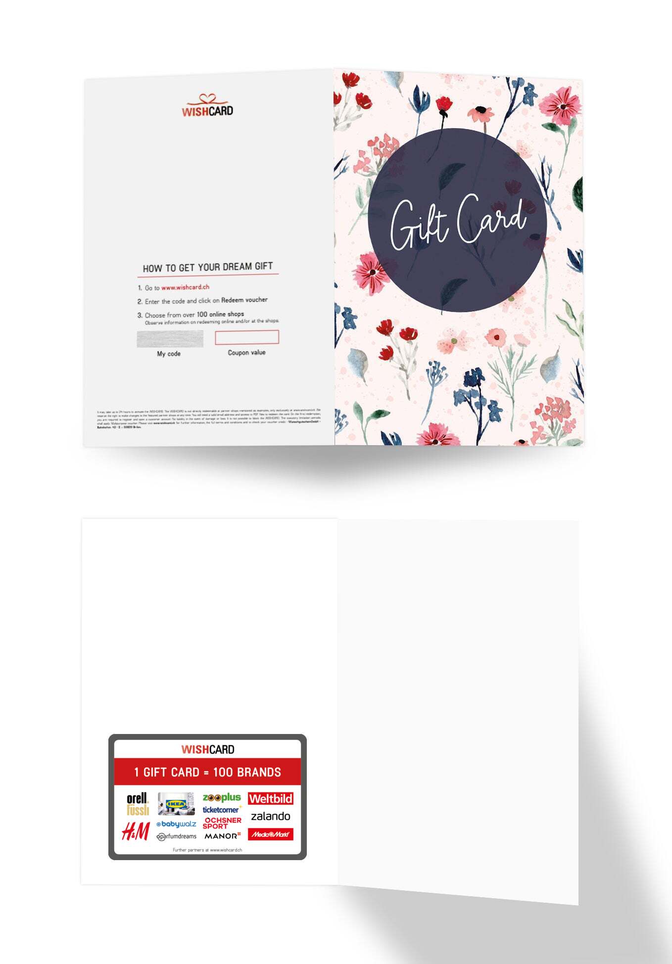 Gift Card - Watercolour Flowers