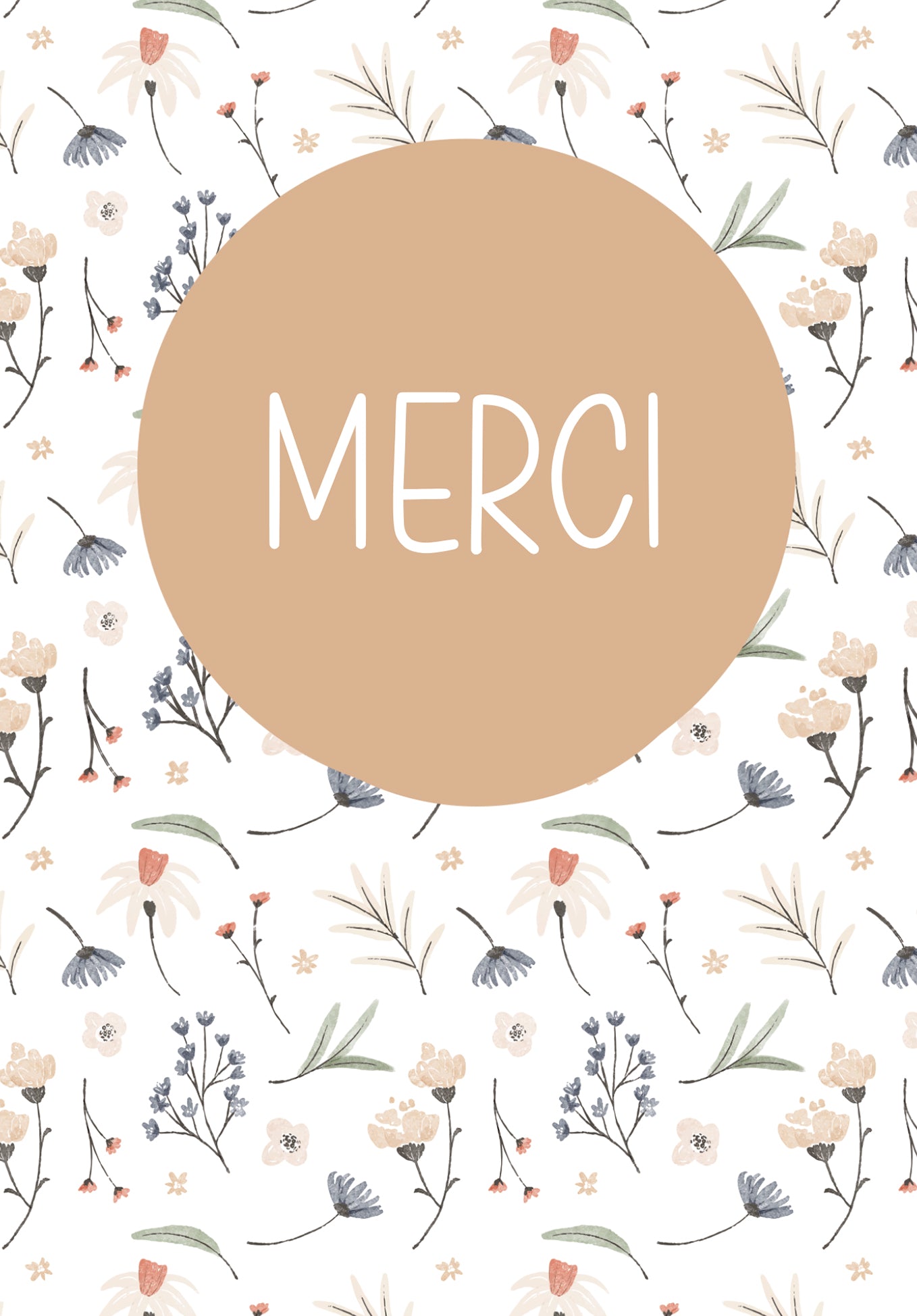 Merci - Fleurs Blanc (Value)