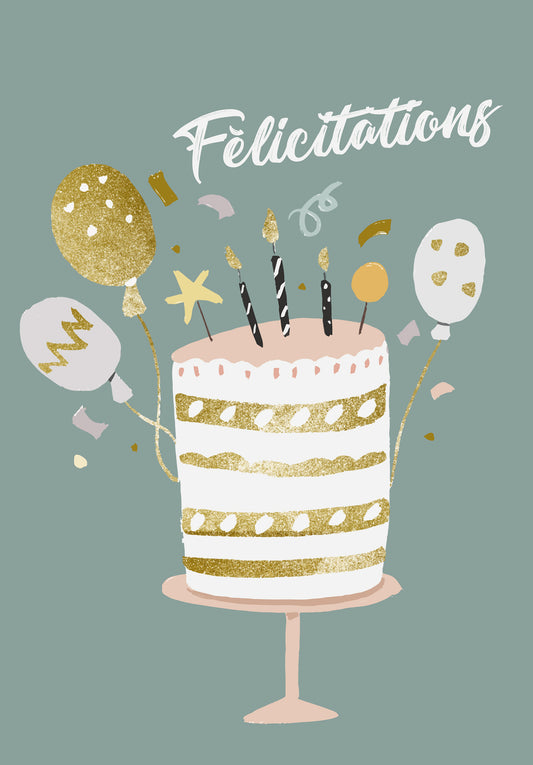 Felicitations - Gâteau
