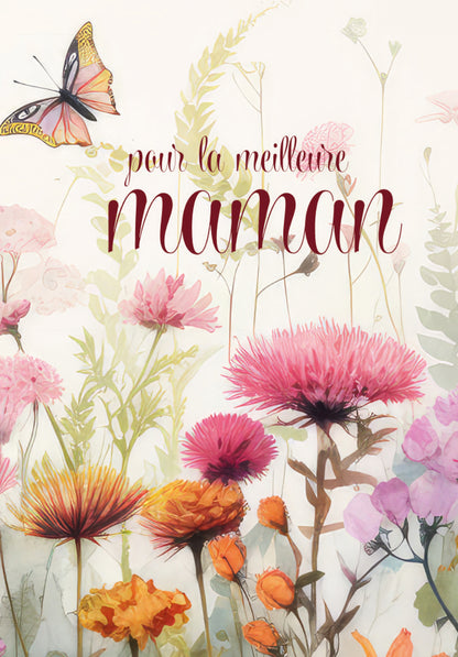 Pour la meilleure maman - Prairie de fleurs