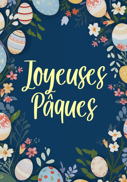 Joyeuses Pâques - Oeufs de Pâques fleurs (Value)