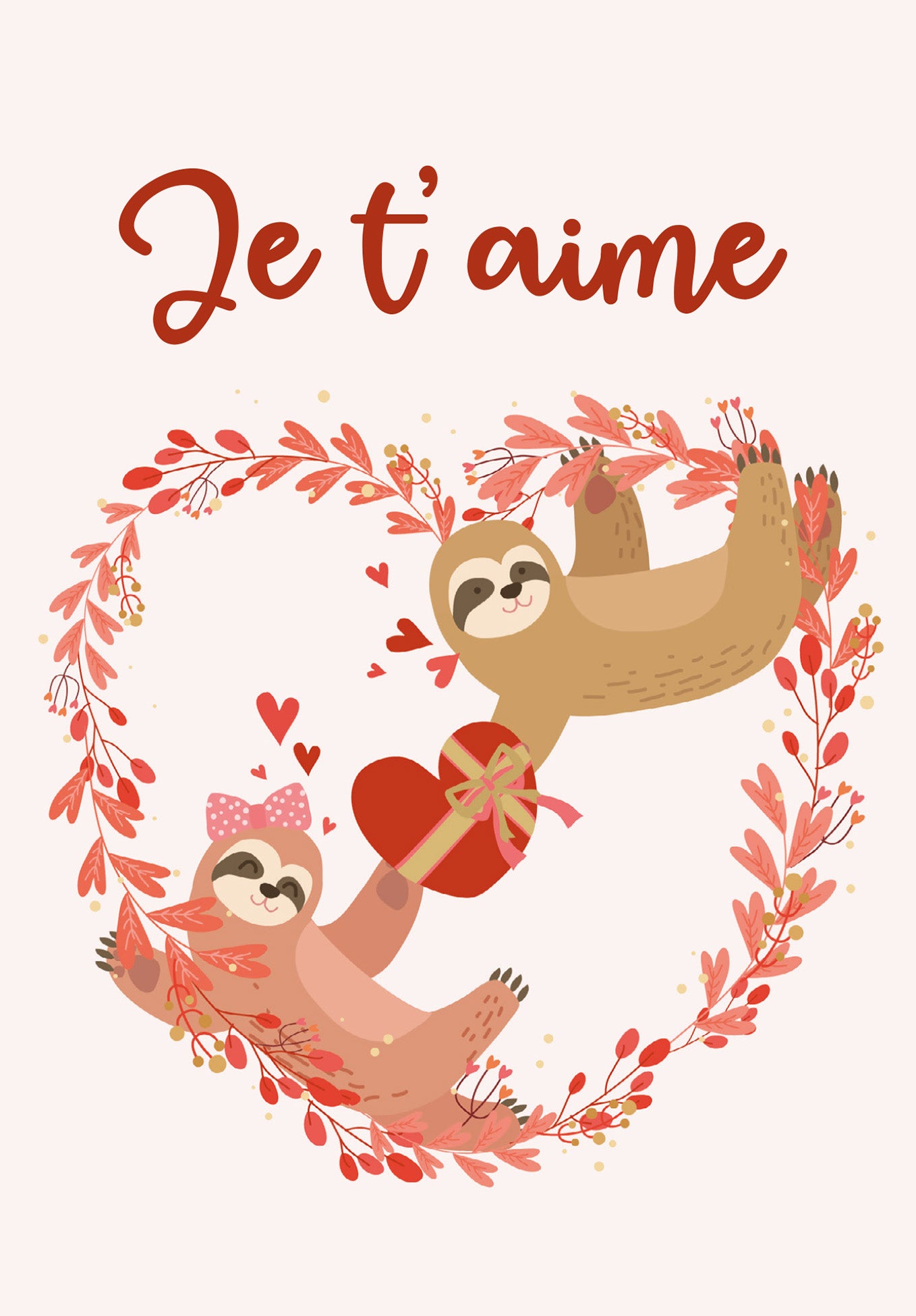 Je t'aime - Paresseux Cœur