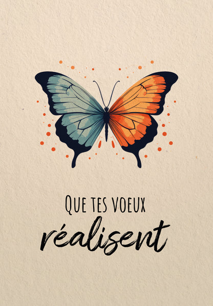 Tes voeux se Réalisent - Papillon (Gutscheinwert)