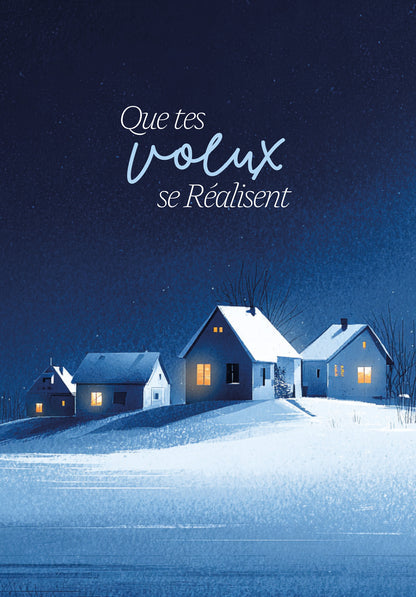 Que tes voeux - Ville d'hiver bleue