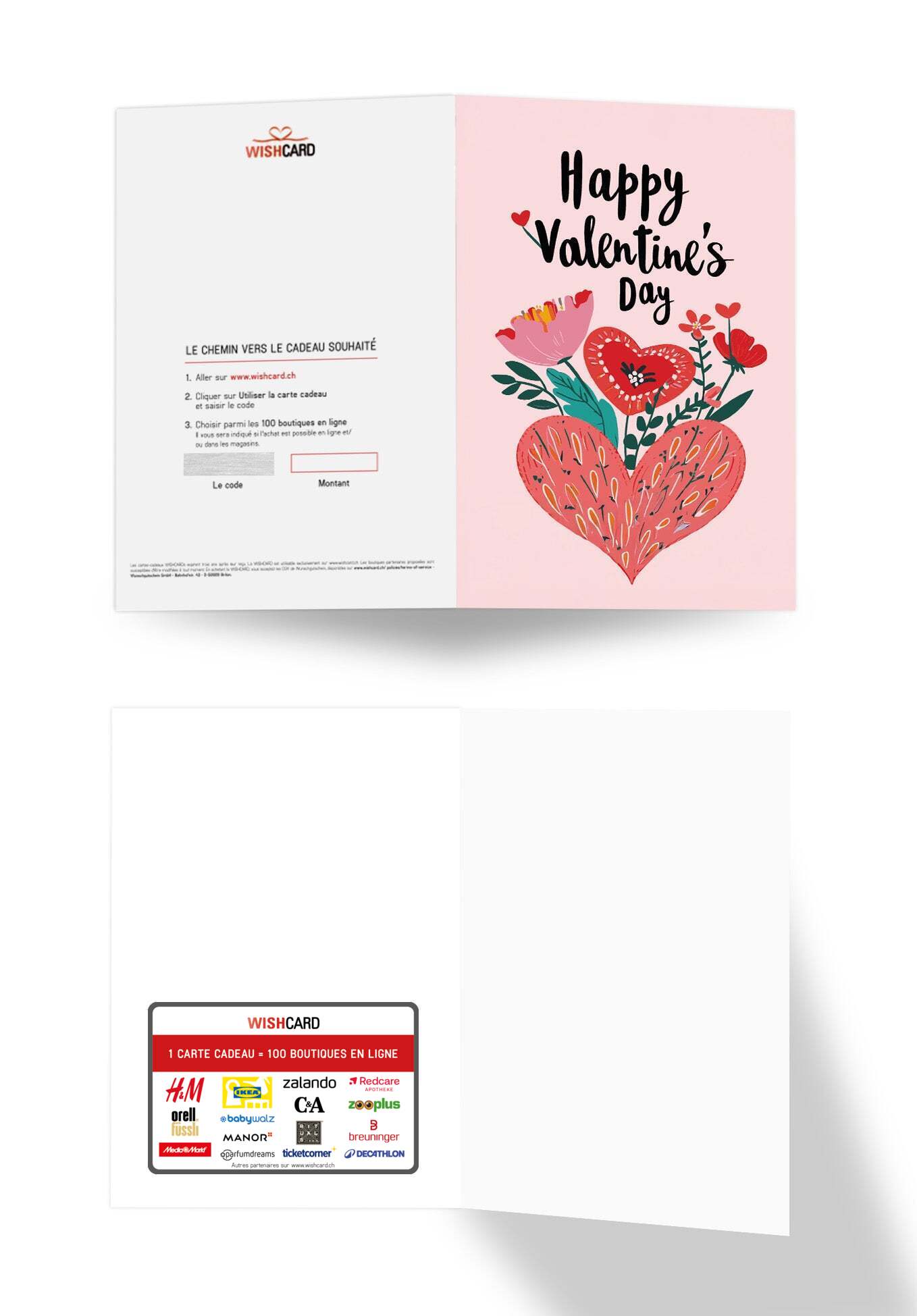 Happy Valentine's Day - Cœur et fleurs