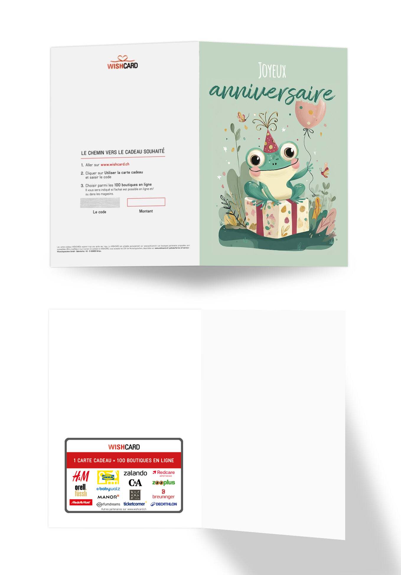 Joyeux anniversaire - Grenouille