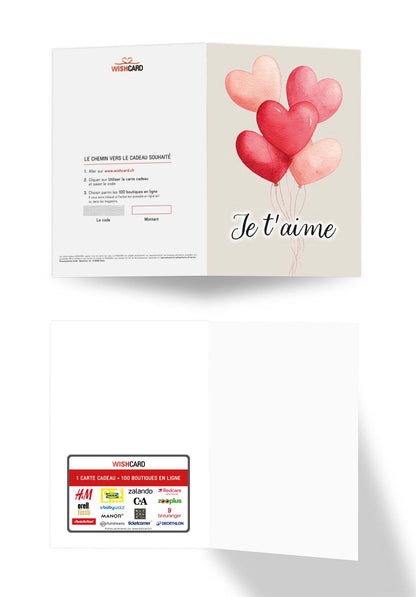 Je t'aime - Ballons coeurs PDF