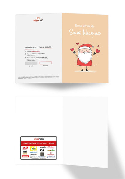 Bons voeux Saint Nicolas - Saint-Nicolas Cœurs