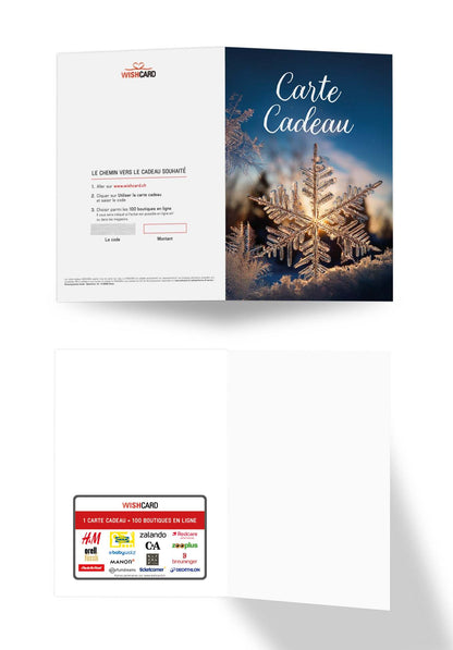 Carte Cadeau - Flocon de neige