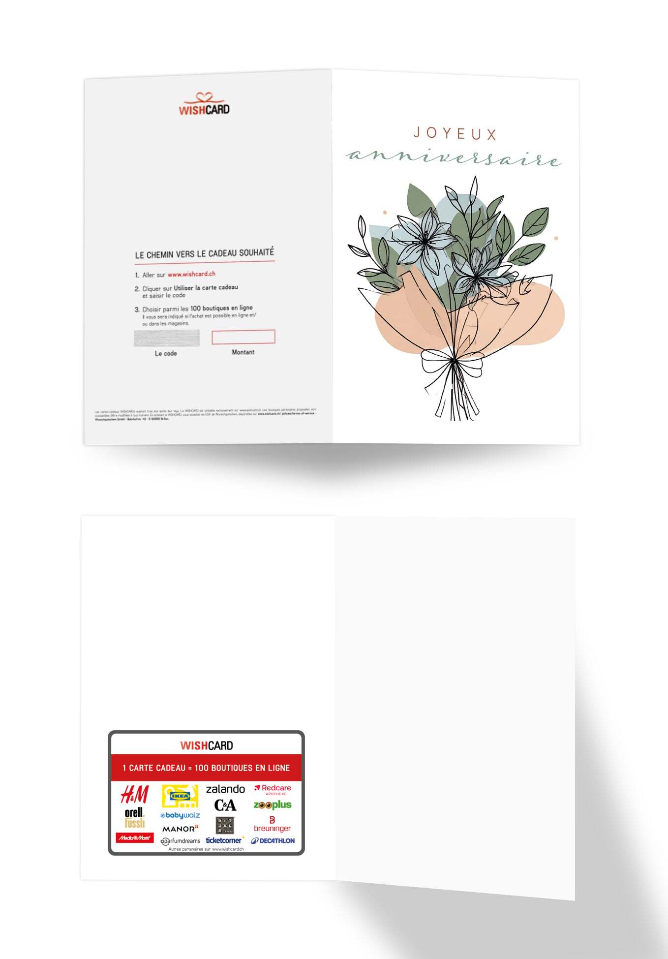 Joyeux anniversaire - Bouquet de fleurs