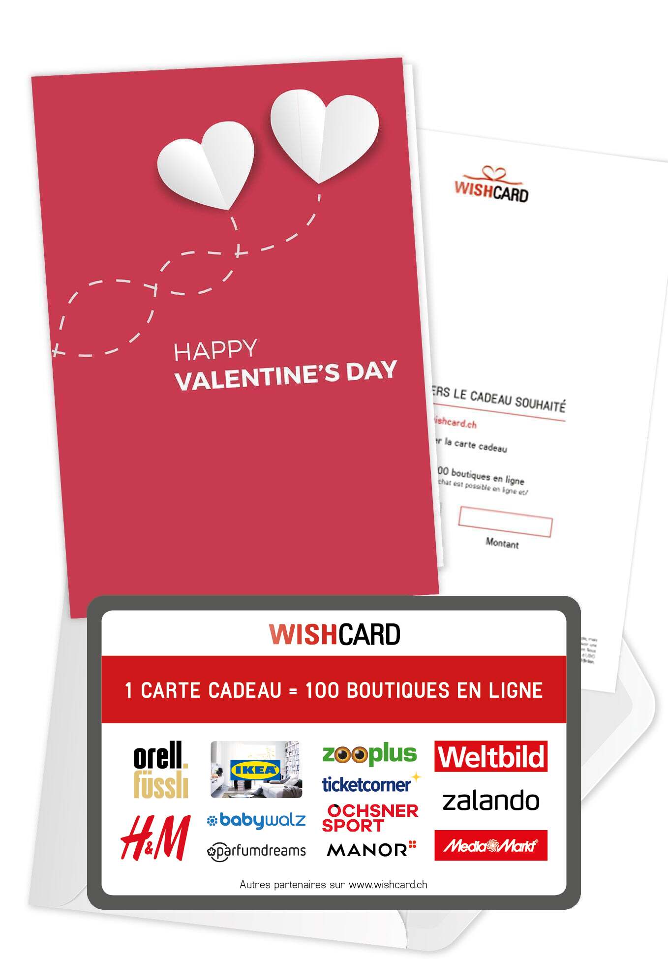 Happy Valentines Day - Cœurs (Valeur du bon)
