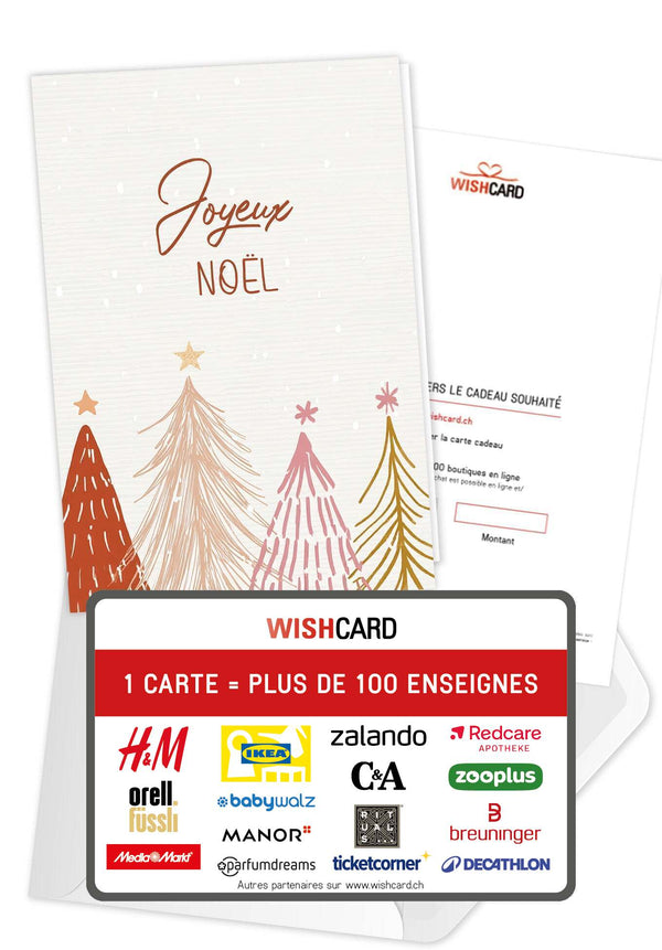 Joyeux Noël - Sapins Rouge