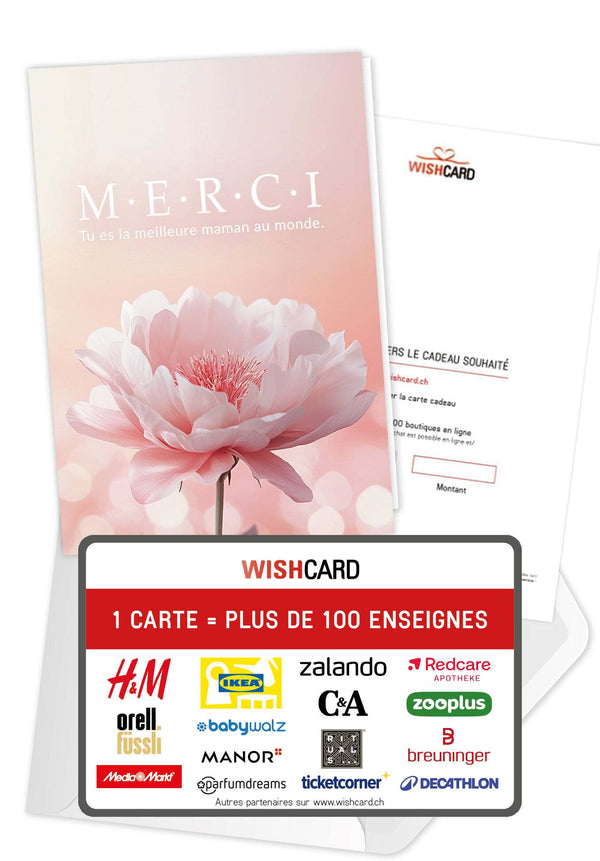 Merci Maman - Fleur Rosa