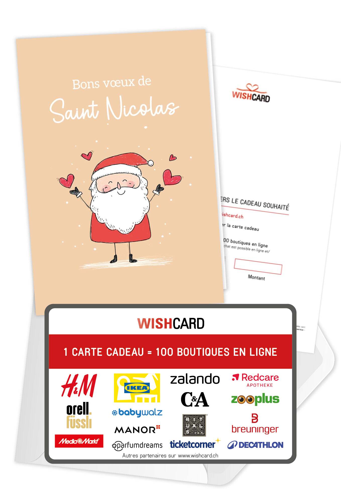 Bons voeux Saint Nicolas - Saint-Nicolas Cœurs