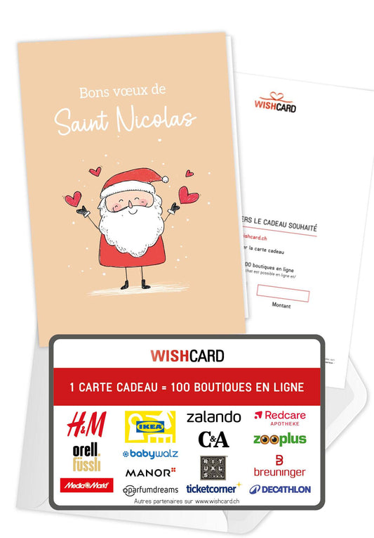 Bons voeux Saint Nicolas - Saint-Nicolas Cœurs