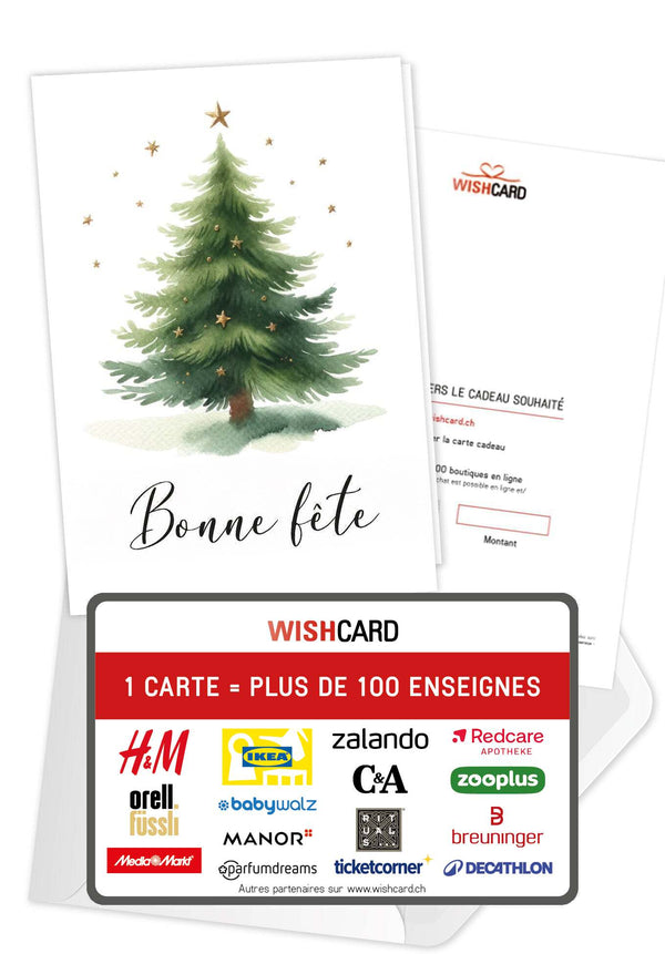 Bonne fête - Arbre de Noël Étoiles