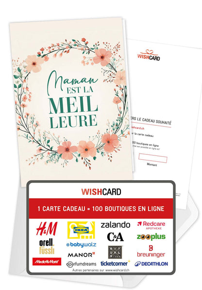 Maman est la meilleure - Couronne de fleurs