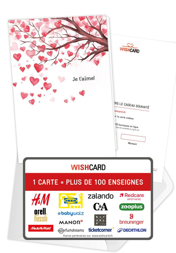 Je t'aime - Cœur Arbre