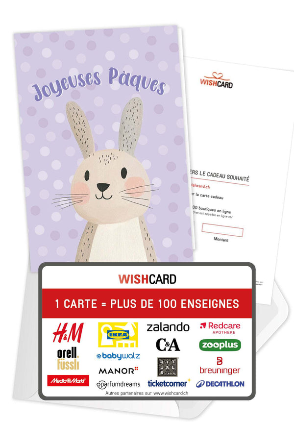 Joyeuses Pâques - Lapin Pastel
